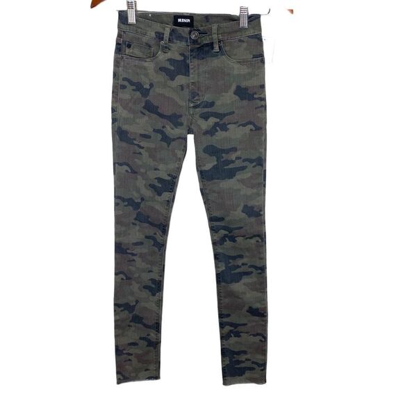 hudson Barbara High Rise Skinny Jeans in Camo - Picture 4 of 13
